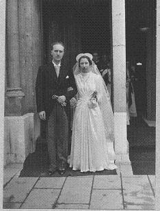 Mariage religieux de Denise et de Louis. Eglise St Giniez. 5 janvier 1939. Marseille.